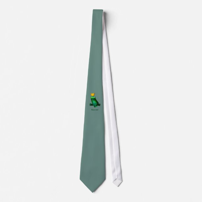 Frog prince "Kiss me!" Tie (Front)