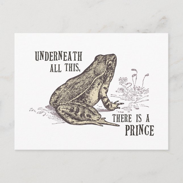 Frog prince postcard (Front)