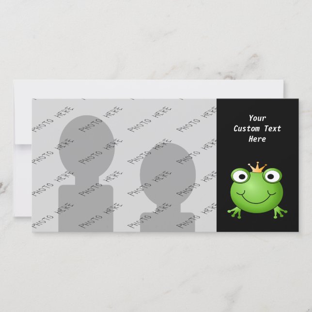 Frog Prince. Smiling Frog with a Crown. (Front)