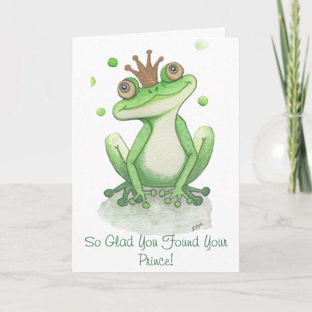 Frog Prince Thank You Card (Front)