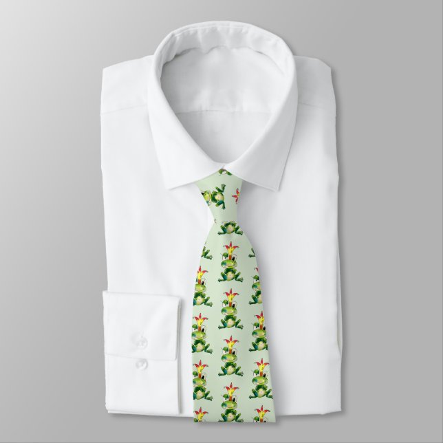 Frog Prince Tie (Tied)