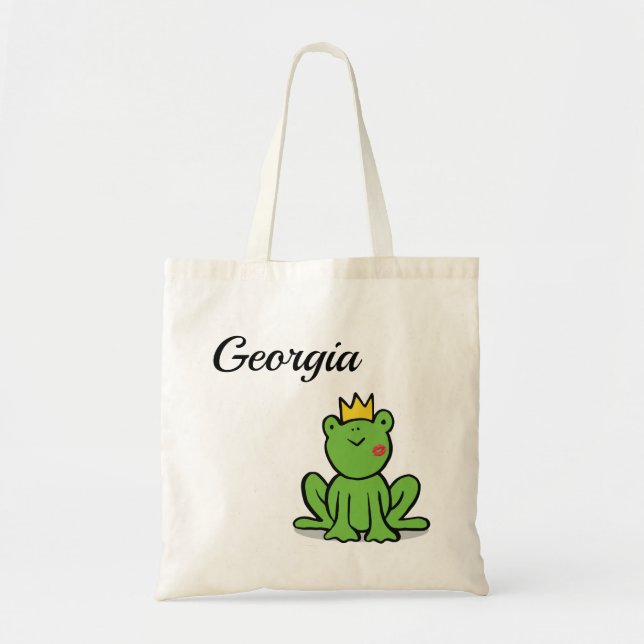 Frog Prince Tote Bag (Front)