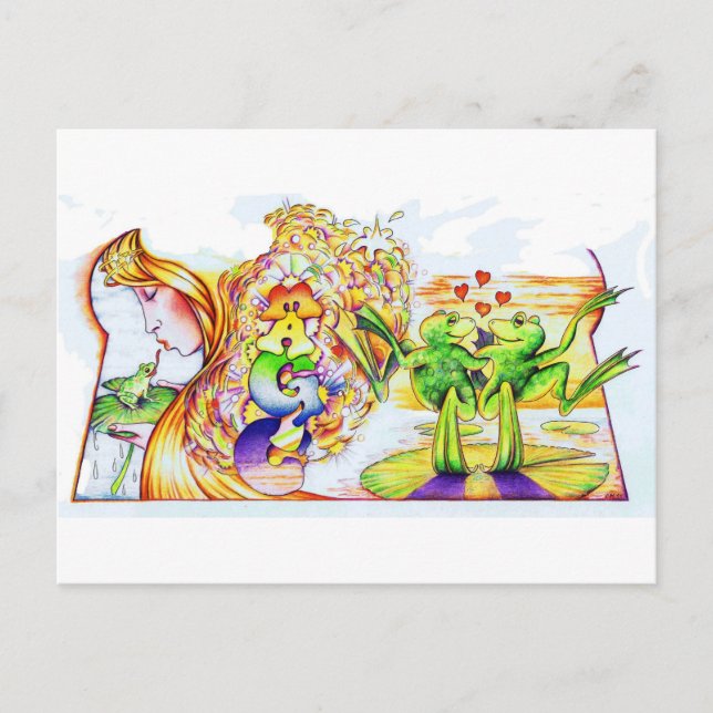 Frog Princess Postcard (Front)