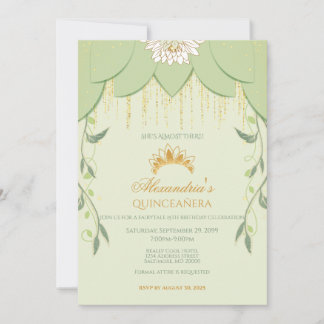 Frog Princess Quinceanera and Sweet Sixteen Invite