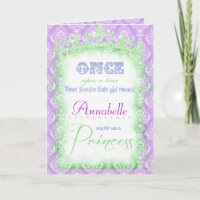 Frog Princesse invitation photo d'anniversaire