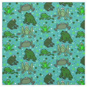 Frog Print Fabric