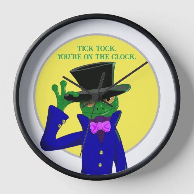 Frog Proper Productivity Clock (Front)