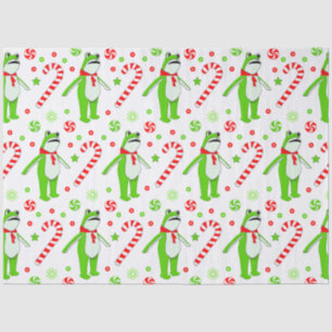 Frog Protest Resist Christmas Holiday Tissue Paper
