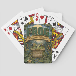 Frog Rainforest Wetlands POPCUT Playing Cards