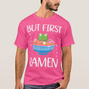 Frog Ramen Manga Otaku Japanese Anime Kawaii Noodl T-Shirt