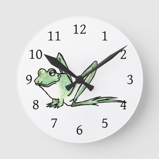 Frog Round Clock (Front)
