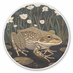 Frog Round Sticker