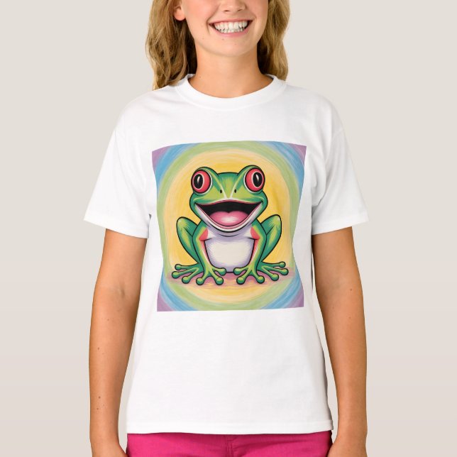 Frog’s Gentle Smile T-Shirt (Front)