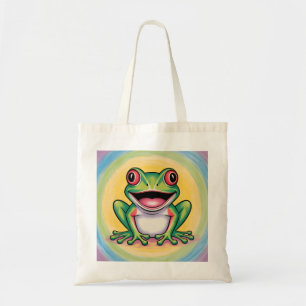 Frog’s Gentle Smile Tote Bag