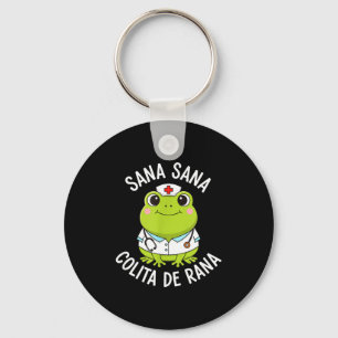 Frog Sana Sana Colita De Rana Frog Mexican Nurse L Keychain