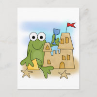 Frog Sand Castle Tshirts and Gifts