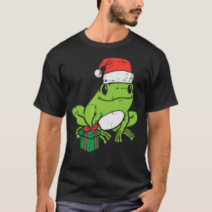 Frog Santa  Animal Christmas Xmas Kids Men Women K T-Shirt