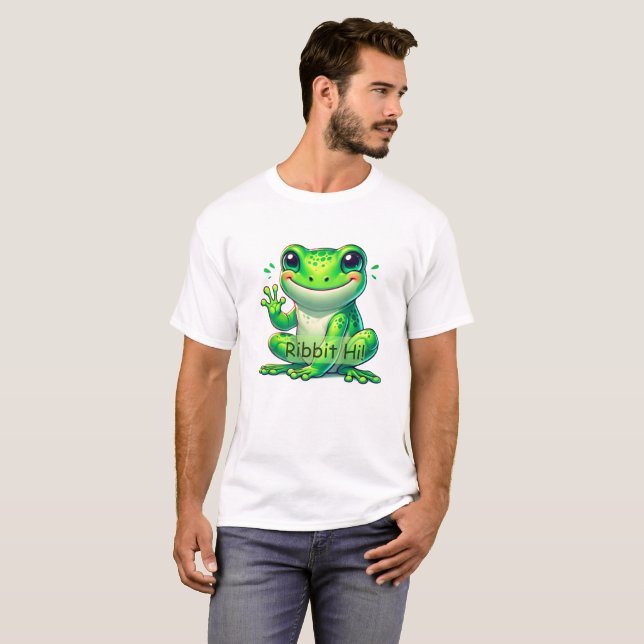 Frog Says Hi! T-Shirt (Front Full)