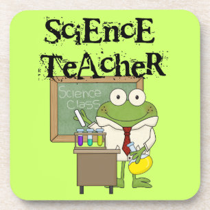 Frog Science Teacher Coaster