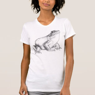 Frog Shirt Bullfrog Art T-shirt Cool Frog Gift