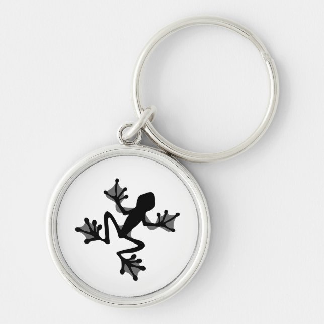 Frog Silhouette Keychain (Front)