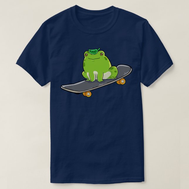 Frog Skateboard T-Shirt (Design Front)