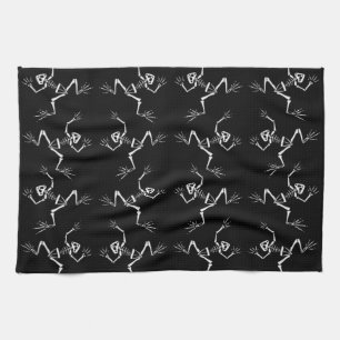Frog Skeletons Kitchen Towel