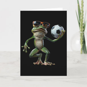 Frog Soccer  Card