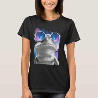 Frog Space Glasses Red Eyed Tree Frog Galaxy Sungl T-Shirt