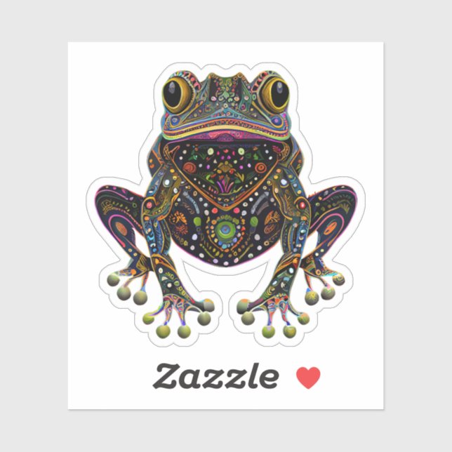 Frog Spirit Animal Sticker (Sheet)