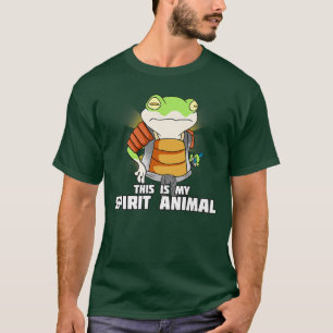 Frog Spiriti Animal Ronin Japanese Samurai (2) T-Shirt