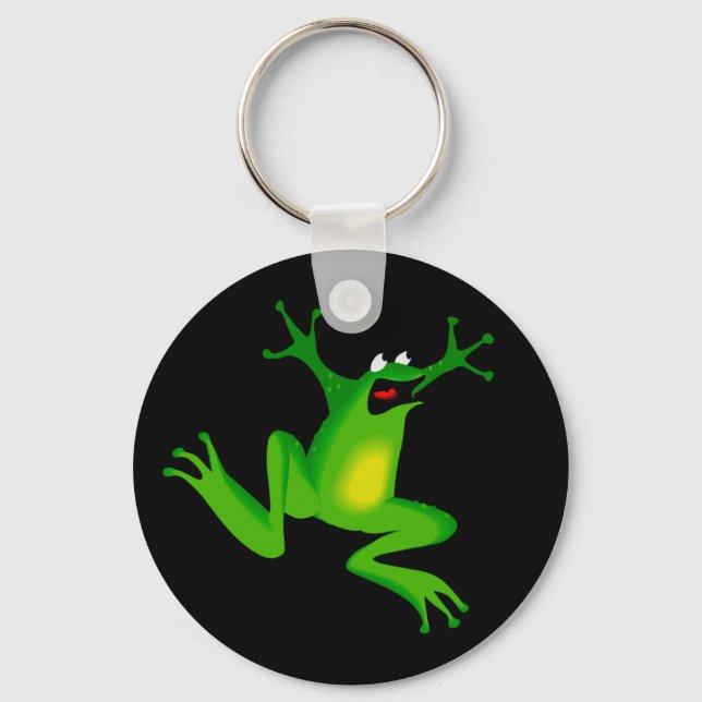 Frog Splat! Keychain (Front)