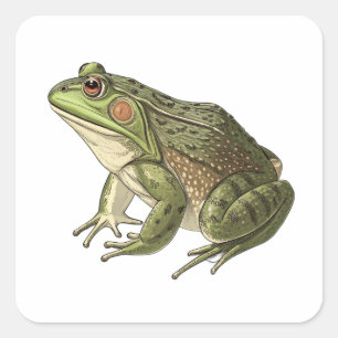 Frog Square Sticker