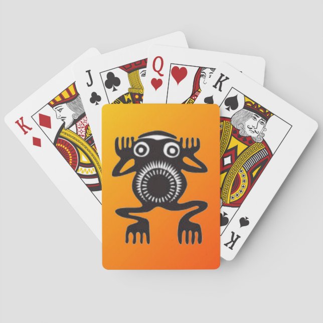 Frog Symbol Playing Cards (Back)