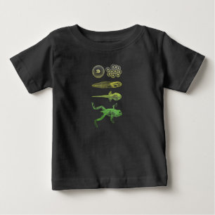 Frog Tadpole  Metamorphosis Life Cycle Biology Baby T-Shirt