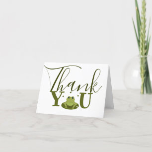 Frog Thank You Card
