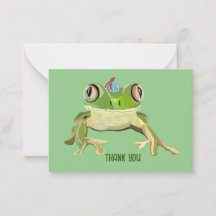 Frog Thank you cards