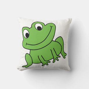 Frog Throw Pillow