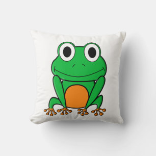 Frog Throw Pillow