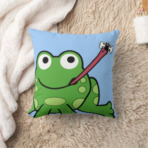 Frog Throw Pillow
