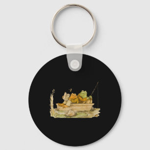 Frog Toad Fishing Vintage Clic Book Frog Keychain