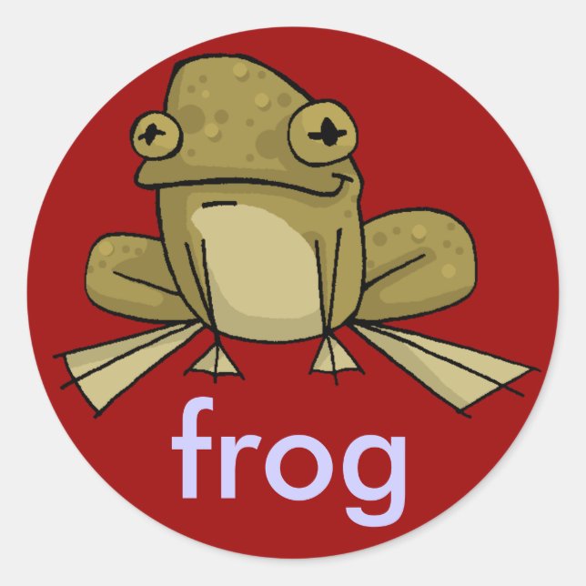 frog toad sticker (Front)