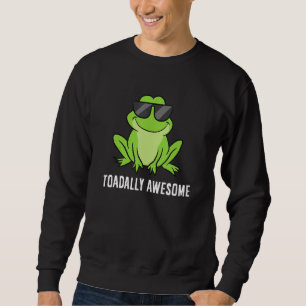 Frog  Toadally Awesome Love Frogs Sweatshirt