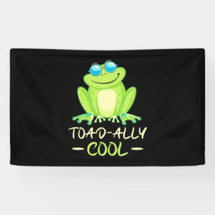 Frog Toadally Cool Banner