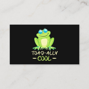 Frog Toadally Cool Business Card