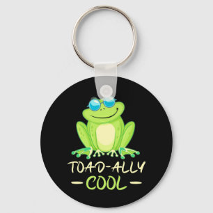 Frog Toadally Cool Keychain