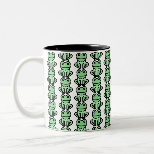 Frog Two-Tone Coffee Mug (Left)
