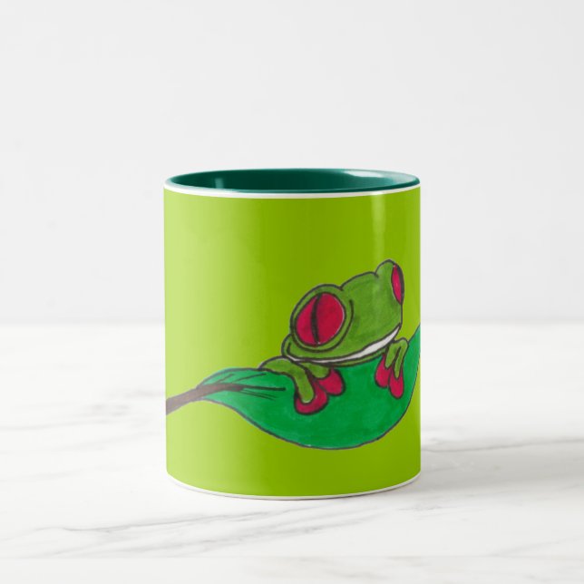 Frog Two-Tone Coffee Mug (Center)