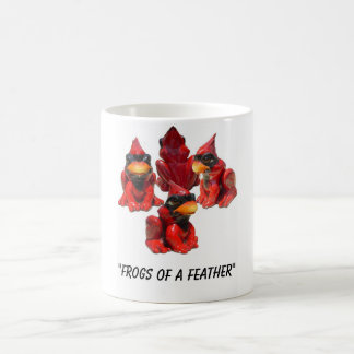 Frog View ...., "Frogs of a Feather" Coffee Mug