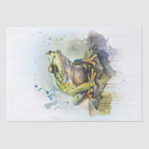 Frog Watercolor Tissue Paper